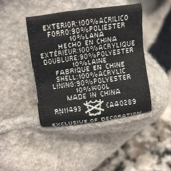 Penn State Beanie New Era Knit Pom Hat NCAA Gray Blue Winter Cap - Picture 3 of 4